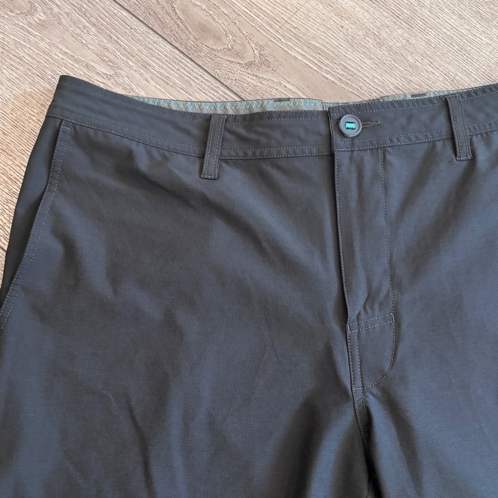 Linksoul Boardwalker Shorts Mens 38 Black Stretch Golf Casual Activewear - Picture 2 of 7